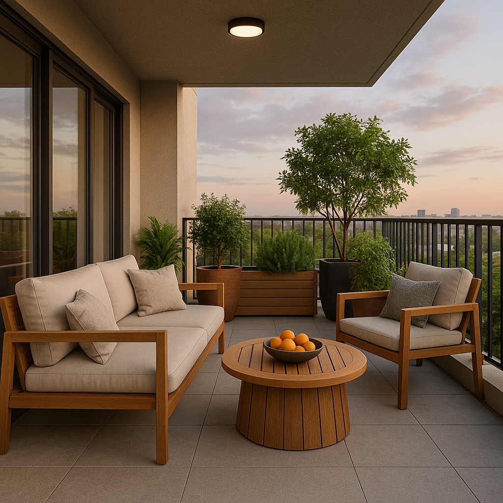 Balkon ve Teras Dekorasyonu: 2025’te Açık Alanlara Yeni Bir Dokunuş